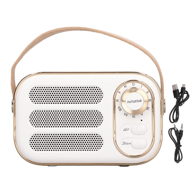 Mini Bluetooth Speaker Wireless Handheld Lanyard Design Retro Small Portable Bluetooth Speaker for Home Car