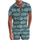 thumbnail image 1 of Traje de camisa informal de dos piezas con pantalones cortos de manga corta para hombre Fridja  fhjkhfk458600, 1 of 8