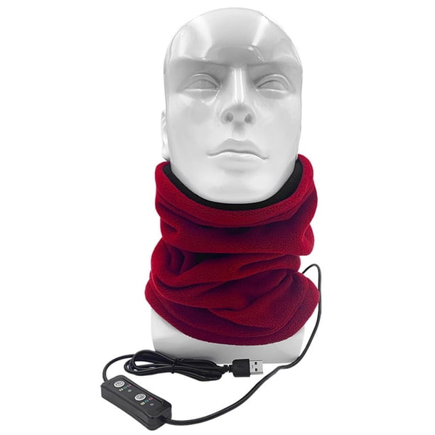 Ounissouiy Bufanda calentada eléctrica Calor USB Calor eléctrico Abrigo para el cuello Chal a prueba de viento Bufanda de punto de invierno Suministros térmicos Numero 3 Ounissouiy HA046621-03