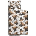 thumbnail image 2 of Cute Doberman and Dog Footprint Toddler Nap Mats for Kids Preschool,Sleeping Mat Bag or Kids,Toddler Sleeping Bag,Toddler Nap Mat or Daycare, 2 of 6