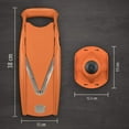 thumbnail image 3 of VPower Food Slicer - Mandoline Slicer - Orange, 3 of 9