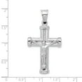 thumbnail image 2 of 14K White Gold Crucifix Pendant Charm Religious, 2 of 4