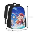 thumbnail image 3 of Genshin Impact Fashion Backpack Rucksack Casual Daypack School Bag Unisex Computer Bag Bookbags Multi-Purpose Laptop Backpack, 3 of 9