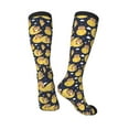 thumbnail image 5 of Lsque Moon Bear Printed Crew Socks Men's Women's LightWeight Thin Casual Calf Socks ,Knee High Socks,Cotton Socks, 5 of 9