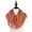 Orange, variant on StylesILove Womens Winter Warm Solid Mini Tube Infinity Scarf With Fringe