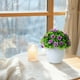 thumbnail image 5 of Plantas Artificiales De Plástico En Maceta 1 pieza de bonsái de flores artificiales moradas, arreglos florales de plástico para bodas, decoración del hogar y la sala de estar. Rkxzt, 5 of 9