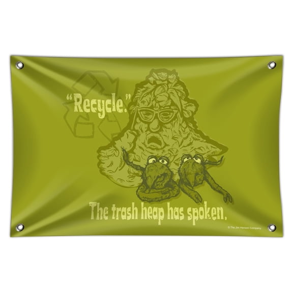 Recycle The Trash Heap Has Spoken Fraggle Rock Home Business Office Sign