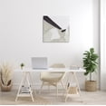 thumbnail image 2 of Stupell Industries Abstract Neutral Shapes Black Tan Modern Living Room, 24 x 24, Design by Melissa Wang, 2 of 6