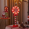 thumbnail image 4 of Señal de parada de Navidad creativa, señal de parada con luz LED, decoración de regalos únicos de Navidad, 4 of 6