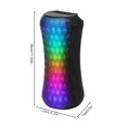 thumbnail image 3 of DUAL 3" Portable Rechargeable MultiColor LED Party Light 2500W Bluetooth Speaker, 3 of 12