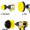 Drill Brush Attachment Set, Power Cleaning Nylon Scrub Brush, AllPurpose Drill Brushes for