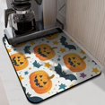 thumbnail image 2 of Drying Mat for Dishes Halloween Spooky Trick or Treat Pumpkin Coffee Bar Mat Absorbant Collapsible 18x24 Inch Dishes Plate Glass Dry Draining Pad for Kitchen Fast Dry, 2 of 7