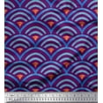 thumbnail image 1 of Soimoi Rayon Fabric Scales Geometric Print Fabric by Yard 42 Inch Wide, 1 of 3