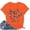 Orange, variant on Halloween Shirts for Women T-Shirts Women's Halloween Print Loose T Shirt Orange XXL