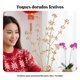 thumbnail image 4 of Abbraccia Frutas y frijoles artificiales dorados, decoración floral para Año Nuevo, relleno de jarrón navideño, 4 of 6