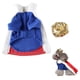 thumbnail image 3 of Disfraz De Mascota, Ropa Divertida De Poliéster Para Perros, Incluye Corona Y Capa, Accesorio De Disfraz Para Fiesta De Navidad Y Halloween Para Mascotas Guardurnaity PT001600-01, 3 of 7