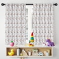 thumbnail image 5 of Blackout Kids Curtains,Grey Cartoon Unicorn Rainbow Pattern Childrens Insulated Curtains Set Of 2,Bedroom Essentials,Toddler Room Decor 42"x54", 5 of 5