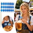 thumbnail image 1 of Tong Beer Festival Theme Blue And White Checkered Toothpick Pack For Party And Bar Displays, 1 of 6