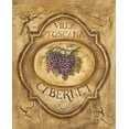 thumbnail image 2 of Gorham, Gregory 15x18 Gold Ornate Wood Framed with Double Matting Museum Art Print Titled - Cabernet, 2 of 4