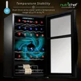 thumbnail image 3 of NutriChef 33 Bottle Dual-Zone Refrigerator PKCWCDS335, 3 of 8