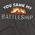 thumbnail image 2 of Battleship T-Shirt Sunk Unisex Graphic Tee For Men & Women, 2 of 7