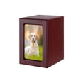 thumbnail image 2 of Urna de cremación para mascotas para perros - Urna de madera con marco de fotos conmemorativa contiene 30 pulgadas cúbicas de cenizas, 2 of 6