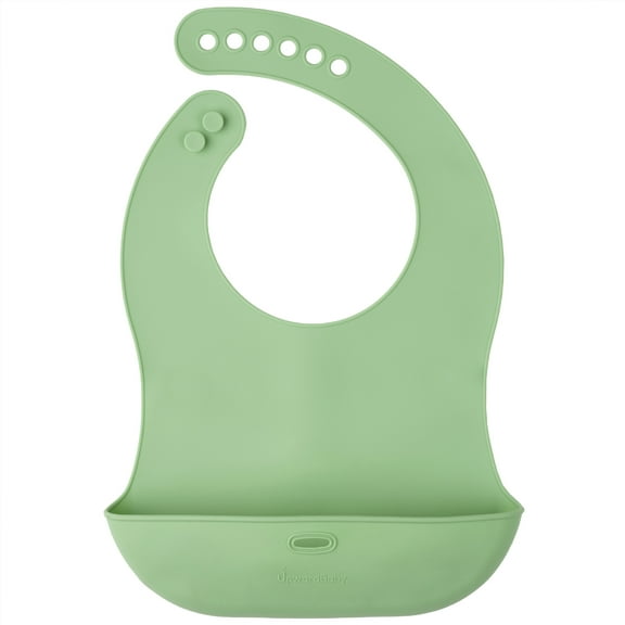 UpwardBaby Food-Catching Silicone Bib - BPA Free - 100% Food-Grade Silicone - 6m+ Unisex - Infant