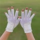 thumbnail image 5 of Guantes de golf para mujer Guantes de golf con dedos abiertos Accesorios deportivos (17# Blanco) Ehuebsd Para Estrenar, 5 of 8