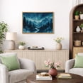 thumbnail image 5 of Framed Canvas Print Forest Mountain Wall Art Modern Decorative for Living Room Bedroom - 24"x36" NATURAL, 5 of 8