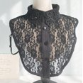 thumbnail image 4 of VONTER False Collar Lace Half Shirt Blouse Decorative Detachable Fake Faux Collar for Lady, 4 of 5