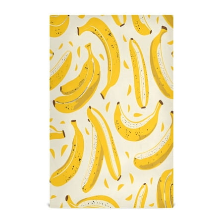 

Kitchen Towel 28x18 Inches x4，Plate Towel Decorative Towel Napkin Tea Towel Tea Towels For Kitchen Dish Cloths & Dish Towels Yellow Banana