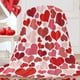 thumbnail image 1 of Las mantas en forma de corazón son un regalo romántico para decorar el hogar, tanto para novias como para esposas. Son ideales para aniversarios, cumpleaños y sofás. Mantas suaves de franela., 1 of 6