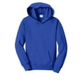 thumbnail image 5 of Port & Company Youth Fan Favorite Fleece Pullover Hooded Sweatshirt-XS (True Royal), 5 of 6