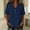 Navy loose fit button down blouse for women a1, variant on Yrmaups Loose Fit Short Sleeve Button Down Blouse for Women, Casual Collared Top, Soft Stretch Tee for Beach Travel Office Everyday Wear, Khaki M