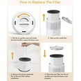thumbnail image 2 of Air Purifier Replacement Filter,H13 True HEPA Air Filter for A2 Air Purifier,1pc, 2 of 5