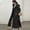 Black, variant on Tejiojio Women’s and Plus Long Puffer Coat Clearance Winter Fashion Woman Lengthened And Thickened Medium Length Down Cotton Jacket