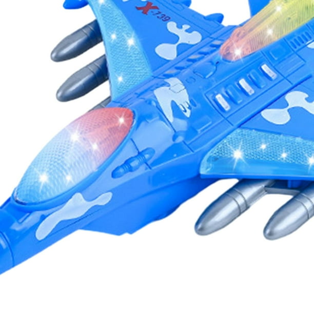 Aviones de juguete de simulación, avión de juguete con luces y