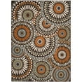 thumbnail image 4 of SAFAVIEH Veranda Petra Geometric Indoor/Outdoor Area Rug, Chocolate/Terracotta, 8' x 8' Square, 4 of 10