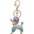 thumbnail image 1 of Llavero con cadena colgante de diamantes de imitación KAIYANG forma de perro caniche, 1 of 2