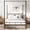 Black+Brown, variant on Queen Size Canopy Bed Frame, HSUNNS 2 Storage Drawers Platform Bed Frame with Footboard and Wooden Headboard, Removable Canopy, Under-Bed Storage, Noise Free, Easy Assembly, Black Brown