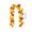 C, variant on Halloween Decorations Saving! Orange Leaf Garland, 39.37in Halloween Garland Artificial Maple Leaf Autumn Hanging Fall Vines Thanksgiving Decorations Fall Decor for Home Wedding Fireplace