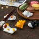 thumbnail image 5 of Juego de 5 reposapiés para palillos de gato, soporte para palillos de cerámica con forma de gato de la suerte, de porcelana, para cena, tenedor, cuchara, cuchillo, vajilla, regalo para el ho, 5 of 5
