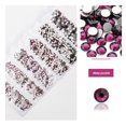 thumbnail image 3 of Nail Rhinestones Flat-Bottom Multi-faceted Sides DIY Handcraft Excellent Gloss Manicure Crystal Different Styles Mobile Phone Dark Purple, 3 of 6