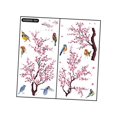 thumbnail image 4 of 2 piezas de pegatinas de pared con diseño de pájaros florales, papel tapiz moderno decorativo impermeable para pared Vertical, 4 of 7