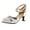Silver, variant on OAVQHLG3B Women's Ballroom Tango Latin Dancing Shoes Ankle Straps Sequins Shoes Social Dance Shoes