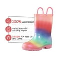 thumbnail image 2 of Bocca Kids Colorful Rain Boots for Toddler Girls Sizes 11, 2 of 6