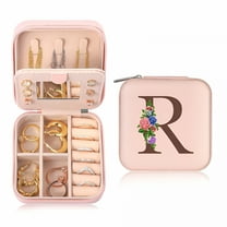 LAMIRO Teen Girls Gifts for Teenage Girls Birthday Gifts for Daughter Granddaughter Small Travel Jewelry Case Jewelry Organizer Jewelry Box for Girls