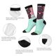 thumbnail image 4 of Balery Cats On Broomstick Calcetas Largas con Estampado para Hombre y Mujer – Suaves y Transpirables, Talla Única (US 5-11), 4 of 6