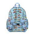 thumbnail image 4 of Excavator Construction Vehicle School Backpack Adjustable Shoulder Straps Chest Strap Spacious Durable Bookbag, 4 of 6
