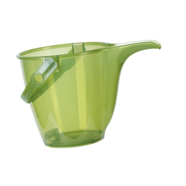 Regadera para flores, maceta doméstica, regadera de alta capacidad, moderna, con boquilla larga. Verde